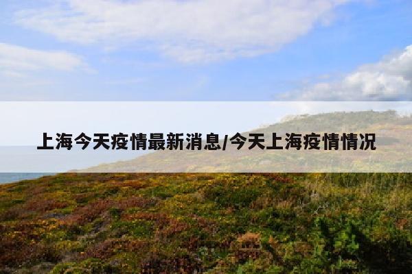 上海今天疫情最新消息/今天上海疫情情况