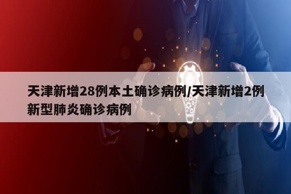 天津新增28例本土确诊病例/天津新增2例新型肺炎确诊病例