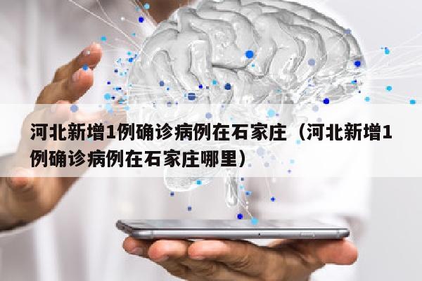 河北新增1例确诊病例在石家庄（河北新增1例确诊病例在石家庄哪里）