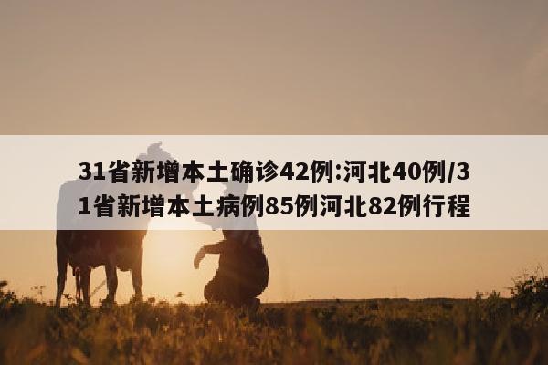 31省新增本土确诊42例:河北40例/31省新增本土病例85例河北82例行程