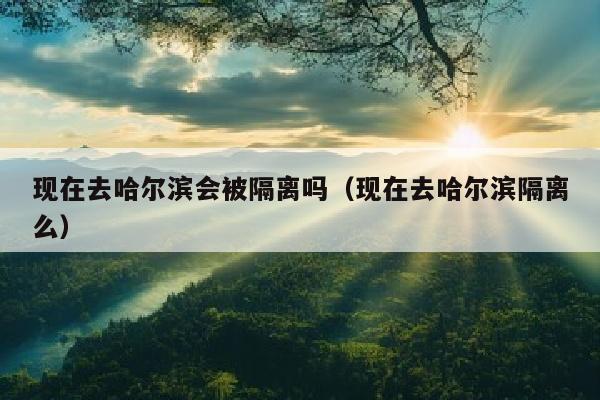 现在去哈尔滨会被隔离吗（现在去哈尔滨隔离么）