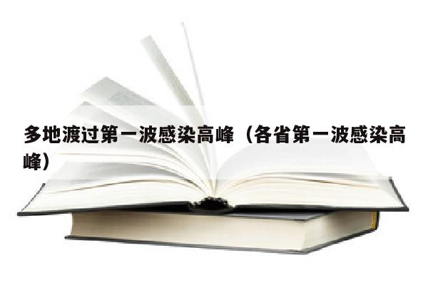 多地渡过第一波感染高峰（各省第一波感染高峰）