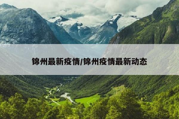 锦州最新疫情/锦州疫情最新动态