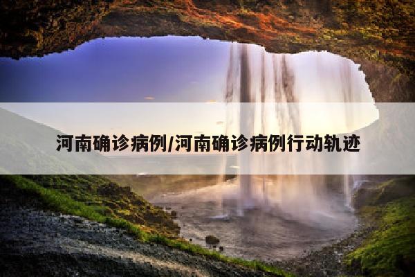 河南确诊病例/河南确诊病例行动轨迹