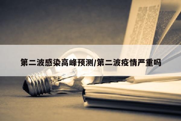 第二波感染高峰预测/第二波疫情严重吗